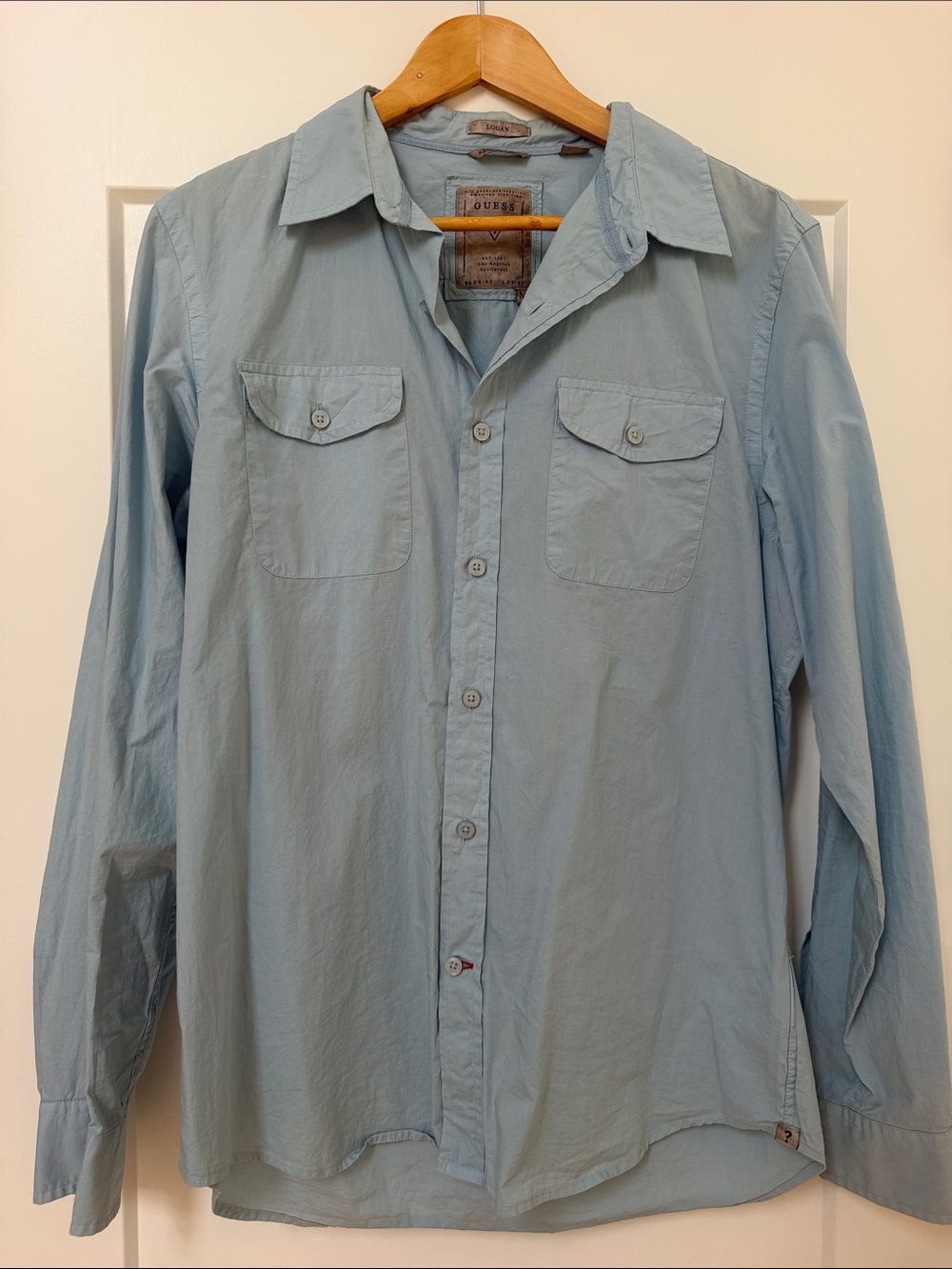 Guess Men’s Long Sleeve button down shirt